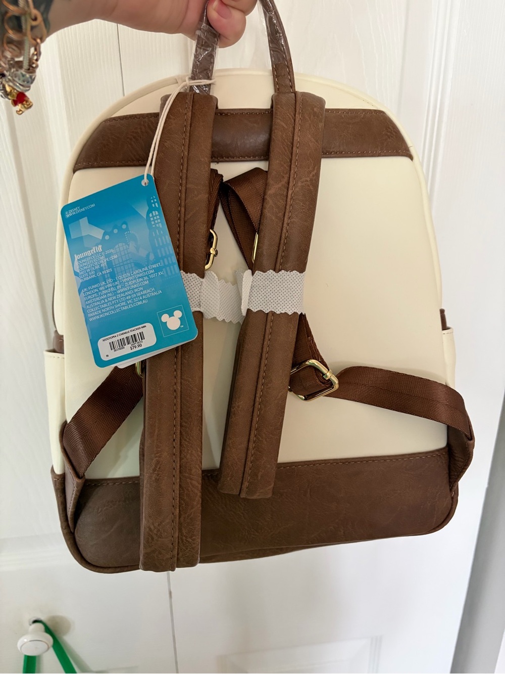 Loungefly Cream Brown Zootopia Character Backpack - Picture 2 of 5